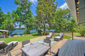 Lakeside Lilypad Wonderland Kayak Grill Firepit